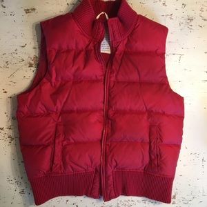 Old Navy Red Puffer Vest